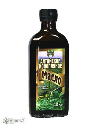 Конопляное масло «Алтайское», 250 мл. от производителя ООО «Сила Алтая» купить в интернет-магазине «Зеленщик».