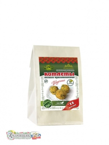 Котлеты гороховые «Вкусное дело» с чесноком и специями, 230 гр. от производителя ИП Корниенко А.А. купить в интернет-магазине «Зеленщик».